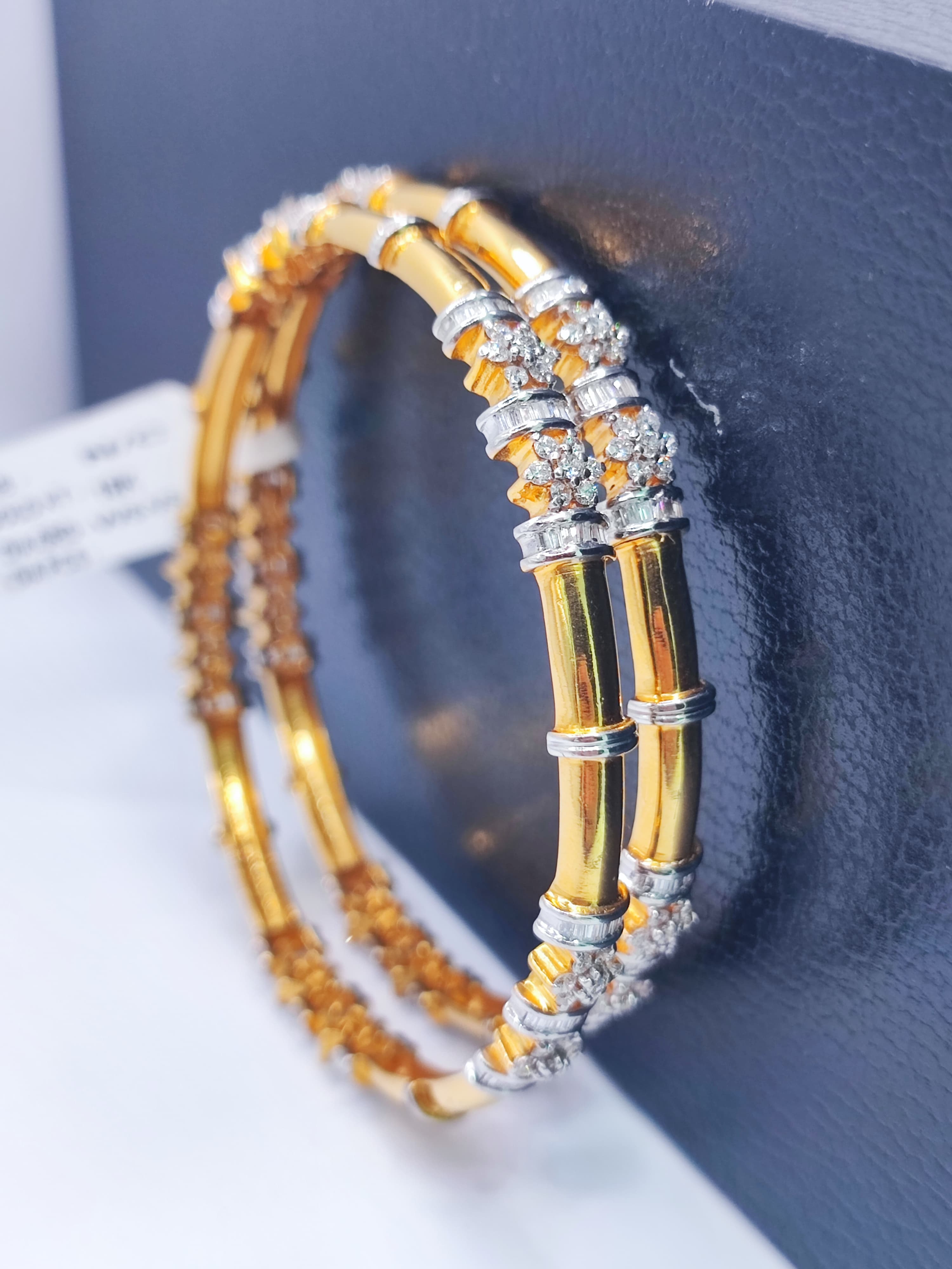 Frostfire Diamond Bangles